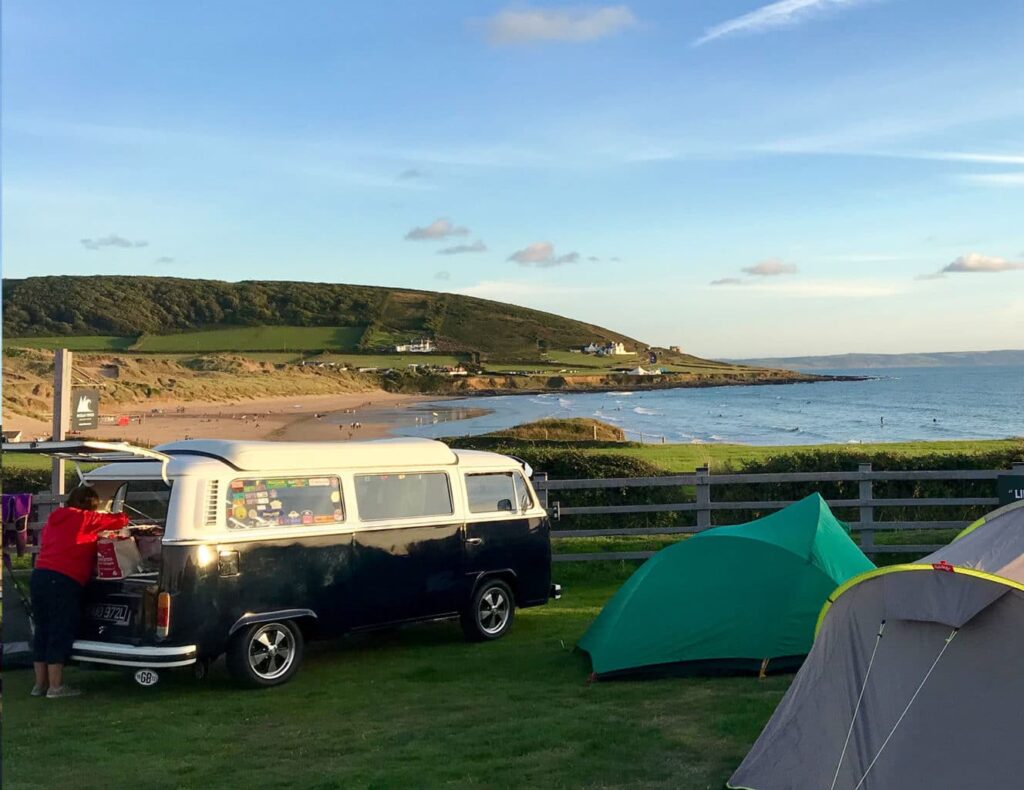 camping in croyde bay