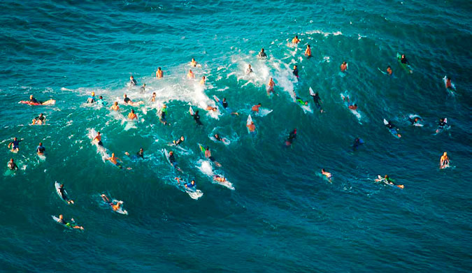 snaking in surfing