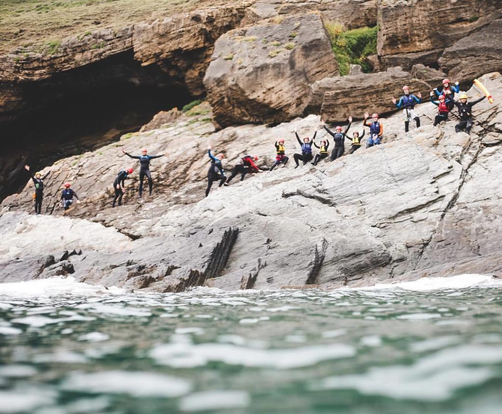 coasteering devon