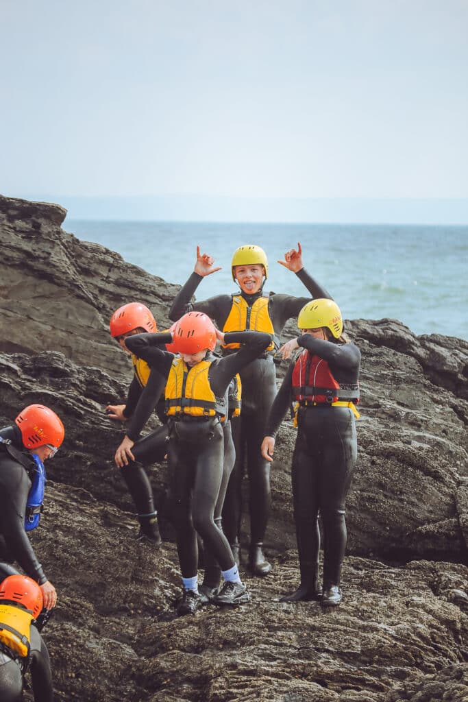 School Group Coasteering Adventures